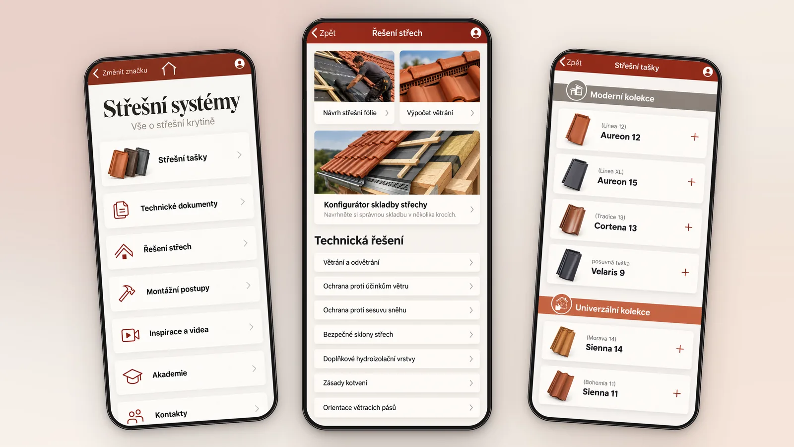 Katalog střešních systémů